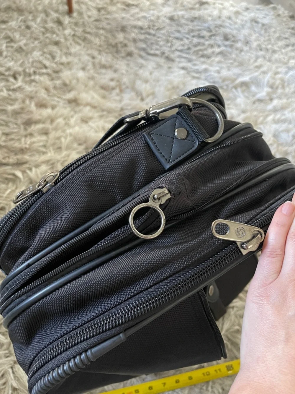 Samsonite Black travel and Laptop Briefcase with Shoulder Strap